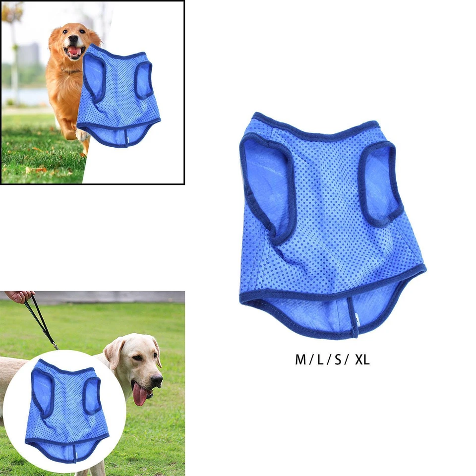 Pets Dog Cooling Vest Mesh Ice Pet Vest Evaporative Lightweight Breathable - Image 1 of 1