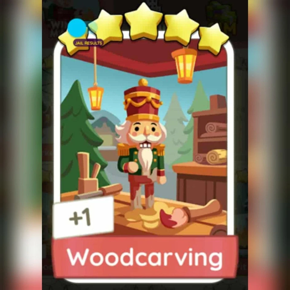 1 x Woodcarving (⭐⭐⭐⭐⭐) Set - 22 - Mono_poly_ Go sticker (Fast sending) - Image 1 of 1