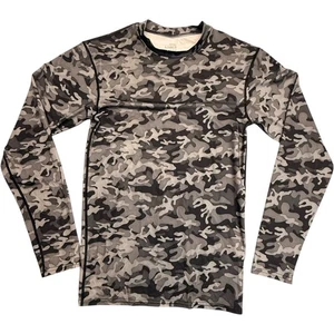 Nike Men Medium Dry Fit Camouflage Pattern Long Sleeve Athletic Pull-Over Shirt - Picture 1 of 8