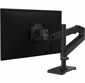 Brazo de monitor Ergotron LX Pro Premium, montaje de escritorio de monitor único hasta 34", negro - Imagen 1 de 9