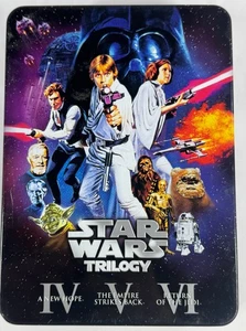 Star Wars Trilogy 2006 Best Buy Exclusive Tin w/ BLU-RAY Episode 1-6 & 1-3 DVD - Imagen 1 de 21