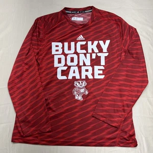 Adidas Wisconsin Badgers Herren Langarmshirt - Medium - Bild 1 von 8