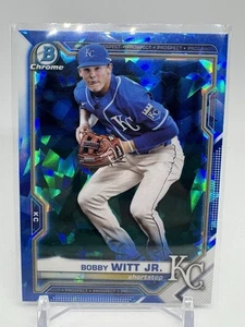 2021 Bowman Chrome Sapphire Bobby Witt Jr Prospect (E517) - Picture 1 of 5