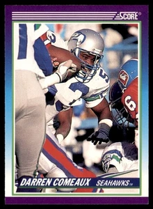 1990 Score - Darren Comeaux #472 (RC) - Picture 1 of 2