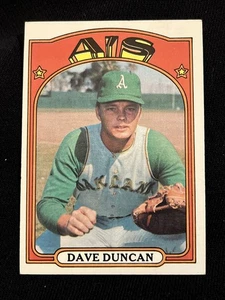 1972 Topps Baseball #17 Dave Duncan, EX-MT - Picture 1 of 2