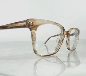 Marco de gafas Warby Parker Hughes XN207 marrón borde completo cuadrado 47-17-130 para hombre - Imagen 1 de 9
