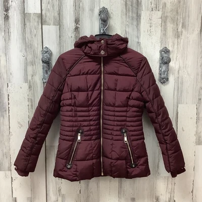 Guess Size Med Burgundy Winter Coat - Image 1 of 4