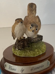 Zaunkönig von Leonardo Figur. SEHR NIEDLICHER Garten Vogel Ornament. Tadelloser Zustand - Bild 1 von 9