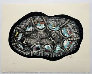 LUIS MIGUEL VALDES Cuban Art Original artist proof limited ed print Havana n349 - Picture 1 of 5