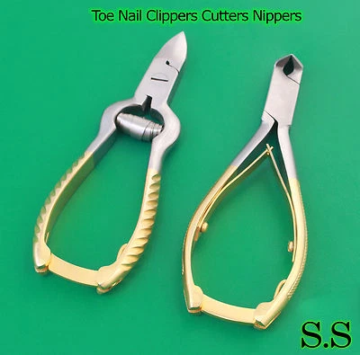 Pro Toe Nail Clippers Cutters Nippers Pedicure 2pc SET - Image 1 of 3