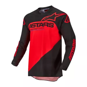 Alpinestars Racer Supermatic Red/Black MX Off-Road Jersey Men's Sizes SM - LG - Foto 1 di 1