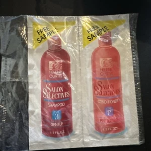 Vintage SALON SELECTIVES Sample Pack  Shampoo And Conditioner Pink Rare - Picture 1 of 3
