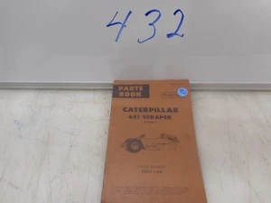 LIBRO DE PIEZAS HIDRÁULICAS RASPADOR ORUPILLAR 651 - Imagen 1 de 4