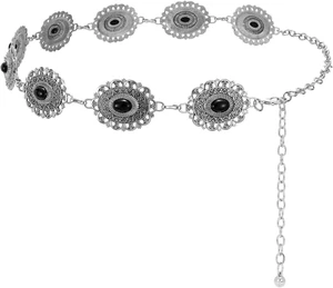 Women Boho Chain Belts for Dresses Jeans Western Cowgirl Waist Links Belt Adjust - Picture 1 of 12
