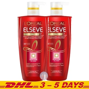 Pack 2 : L'OREAL PARIS Elseve Color Protect Shampoo 410ml - Picture 1 of 2