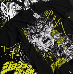 Jojo 's Bizarre Adventure T-Shirt Anime Manga Graphic Design Shirt Tee All Size - Picture 1 of 4