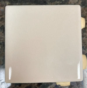 Tile 3"x3" tile Mesh backing Backsplash Coral Mist Wall Meshed sample piece - Picture 1 of 1