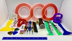 Handyöffnung, Reparaturset mit hochwertigem Werkzeug passt iPhone, Samsung - Bild 1 von 1