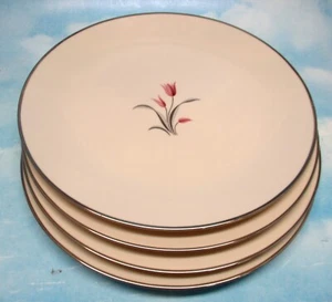 Franziskaner Porzellan KARMEL 4 Speiseteller MID CENTURY MODERN MCM - Bild 1 von 4