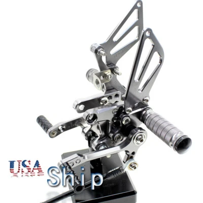 USA CNC Racing Footpeg Rearset Fit SUZUKI SV1000/S 1998-2014  GSXR1000 2000-2004 - Image 1 of 4
