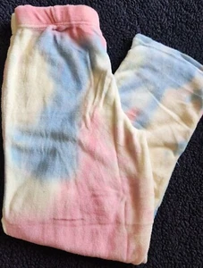 LADIES LARGE Pastel TYE DYE Soft fleece Pajama/lounge pants brand new - Picture 1 of 3
