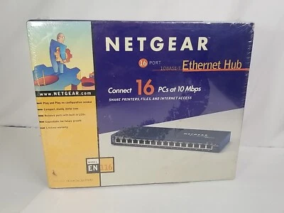 ETHERNET HUB Netgear EN116 10 Base-T 16-Port - Image 1 of 3