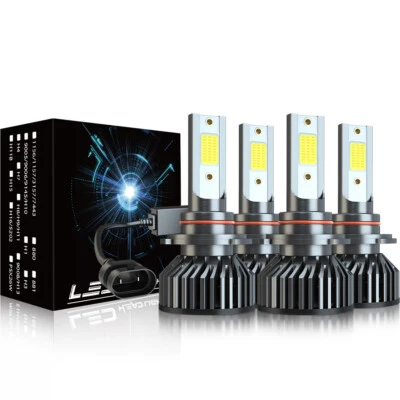 For Honda Civic 1988 1989-1991 LED Headlight Hi-Lo Beam Bulbs 6000K Bright White - Image 1 of 4