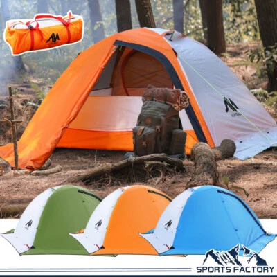 Ultralight 2 Person Camping Tent 4 Season Backpacking Hiking Winter Outdoor Tent - Image 1 of 4