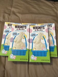 (5 PACK) HersheysCookies 'n’ Creme Polka Dot Bunny Chocolate Candy Exp: 05/2025