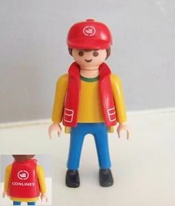 PLAYMOBIL (Z385) MER - Employé Société Conlines Ouvrier des Docks Quai 4475  - Imagen 1 de 1