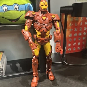 2006 Toy Biz Marvel Legends Icons IRON MAN 12"-Actionfigur mit Maske Zubehör - Bild 1 von 10