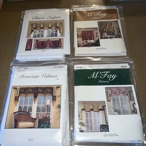 Lote de globos cenefa Kingston marroquí patrón de costura M'Fay 9101 9284 9289 9223 - Imagen 1 de 11