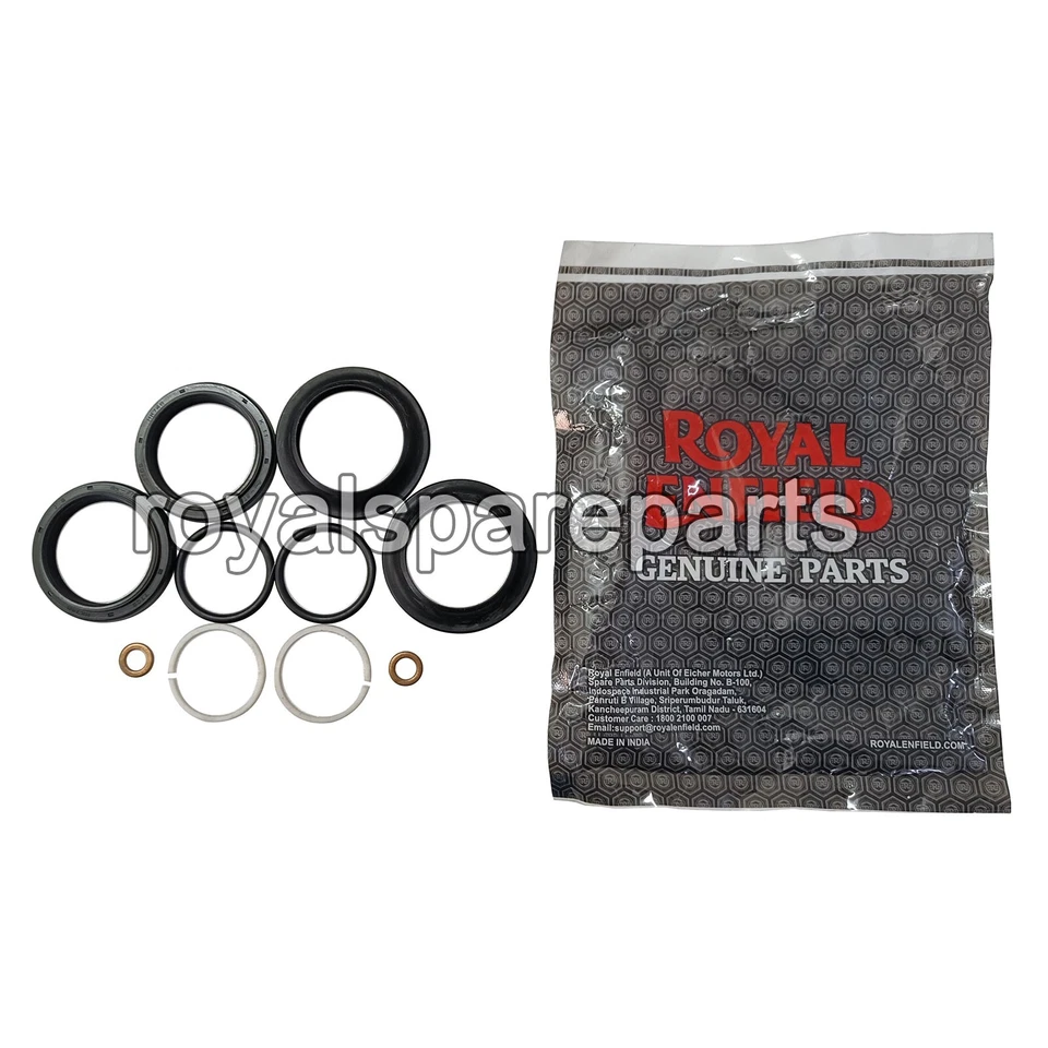 Genuine Royal Enfield Himalayan 411 Front Fork Oil Seal Complete Kit With O Ring - image 1 of 1