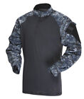 TRU-SPEC 1/4 Reißverschluss Militär Kampfuniform Shirt - MITTERNACHT DIGITAL