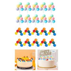 Décorations de gâteau en forme de ballon, 10 pièces, choix de gâteaux