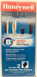 Honeywell Model HRF-B2 Replacement Air Purifier Pre-Filter B Plus, 2pk Open Box - Picture 1 of 9