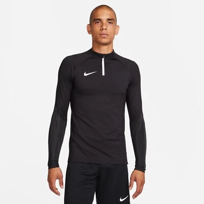 Nike Strike Drill Top Mens Black XL Dri Fit Slim Fit Thumb Hole Soccer NWT $72 - Image 1 of 4