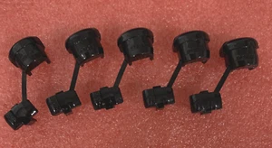 1137 SR 5P3-4 BLACK SMALL STRAIN RELIEF BUSHING HEYCO (LOT OF 5 ) - Picture 1 of 2