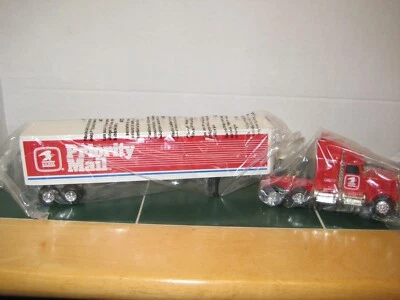 ERTL 1991 USPS Priority Mail U.S.Mail Cab and Trailer Limited Edition #7649  NEW - Image 1 of 2