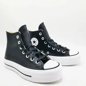 Women CONVERSE Chuck Taylor All Star Platform Leather (561675C), Sz 5.0 - 10.0 - Picture 1 of 4