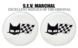 S.E.V MARCHAL FANTASTIC 670/680 672/682 PADDED SPOT FOG RALLY LIGHT COVER ELCE*2 - Imagen 1 de 6