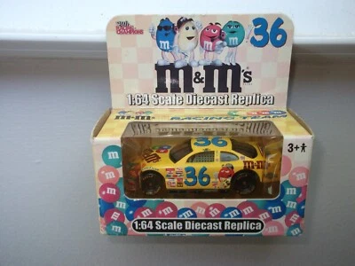 Racing Champions #36 Ken Schrader M&M's Pontiac Grand Prix escala 1/64 Nascar Foto 1 de 4