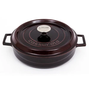 LAVA Enameled Cast Iron Dutch Oven, 3.7 Quart, Pre-Seasoned, Multipurpose Round - Picture 1 of 7