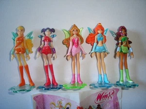 WINX CLUB FAIRIES DOLLS 2006 KINDER SURPRISE FIGURES SET FIGURINES COLLECTIBLES - Picture 1 of 1