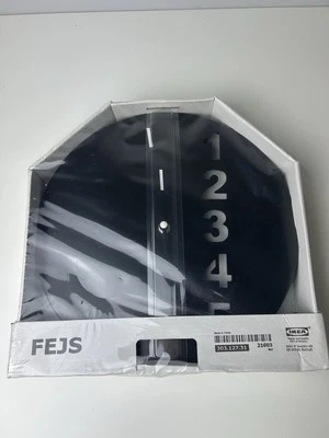 Vintage Ikea Fejs Black Painted Steel Design Open Cut Out Numbers 1999 **New** - Image 1 of 4