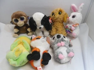 Bundle of 7 TY Beanie babies soft toys - Picture 1 of 23