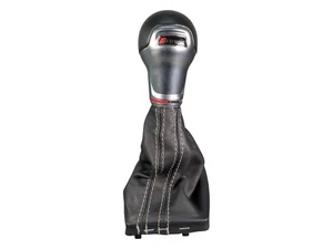 2015-2019 Audi S3 Automatic Shifter Knob w/ Boot Black Leather ------ 8V1713139N - Foto 1 di 10