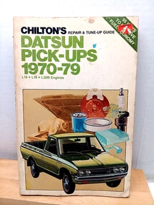 Pastillas Datsun manuales vintage 6816 Chilton's guía de reparación y puesta a punto 1970-1979 - Imagen 1 de 9