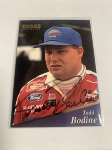 1994 International Race Traks Premium Todd Bodine Autogramm AU - Bild 1 von 1