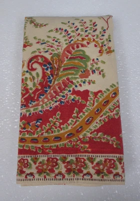 Ralph Lauren MIRABEAU Paisley Red Euro Sham Foto 1 de 4